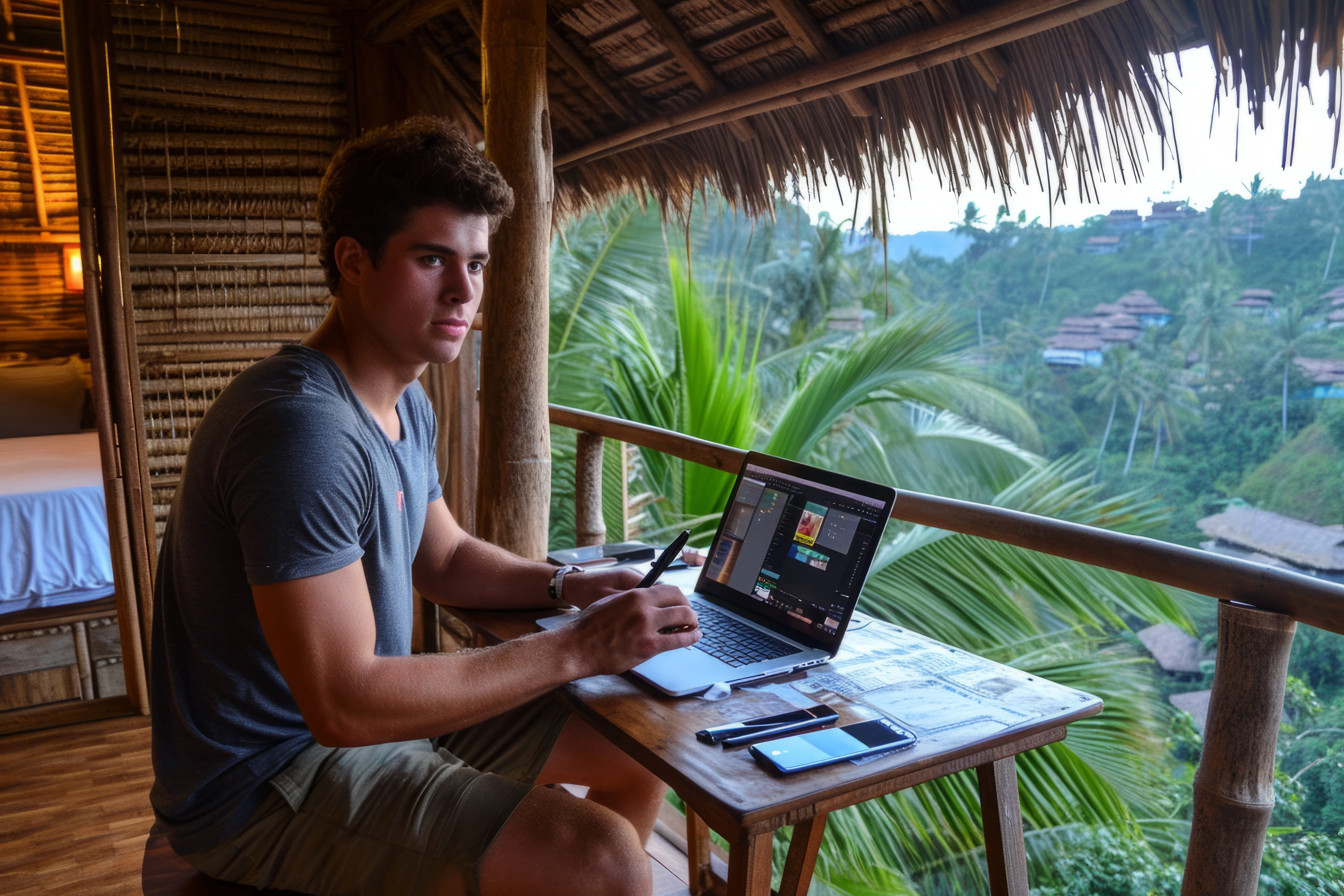 Profesional de la Costa Caribe estudiando una maestría virtual 100% online desde Barranquilla o Cartagena sin desplazamientos